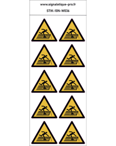 Panneau toit fragile 10N