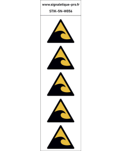 Panneau Zone-à-risque-de-tsunami 5N 