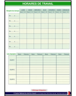  Horaires collectifs de travail
