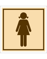  Panneau toilette femme