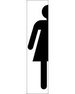 Sticker black Toilette-femme-model-2