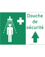 Pictogramme Douche de Sécurité Tout Droit - iso 7010 E012