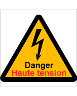 Pictogramme danger de mort haute tension