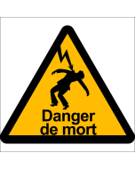 Pictogramme Danger de mort par électrocution