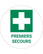 Panneau pictogramme Premiers secours
