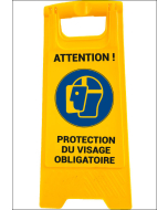  Chevalet Protection du visage obligatoire