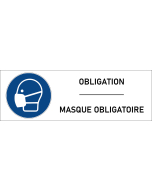 Signalétique masque obligatoire