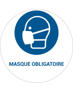 Panneau pictogramme Masque obligatoire