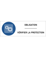 Panneau Vérifier la protection