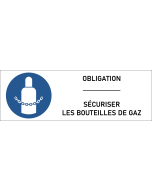 Panneau Sécuriser les bouteilles de gaz