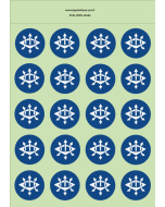 Autocollants photoluminescents  Dispositif de circulation d'air obligatoire  - M404  norme iso 7010 – par Lot de 20