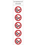 Panneau Interdiction de fumée 5N  