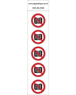 Panneau Ne pas obstruer 5N
