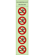 Autocollants photoluminescents Ne pas utiliser pour la rectification plane 5Ph