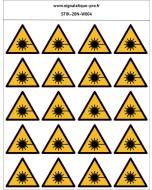 Panneau Rayonnement laser 20N