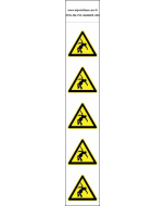 Panneau Autocollants Danger électrocution – 5N