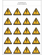 Panneau Autocollants Danger de mort – 20N