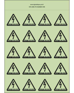 Panneau Autocollants photoluminescents Danger de mort – 20Ph