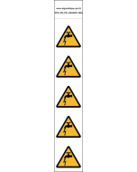 Panneau Autocollants Fuite électrique – 5N