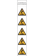 Panneau Autocollants Danger de mort par électrocution – 5N
