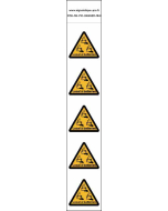 
Panneau Autocollants Danger local à batteries – 5N