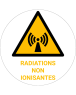 Panneau pictogramme Radiations non ionisantes