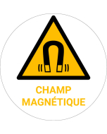 Panneau pictogramme Champ magnétique