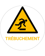 Panneau pictogramme Trébuchement