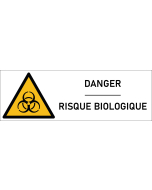 Signalétique danger risque biologique