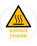 Panneau pictogramme Surface chaude