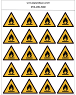 Panneau Matières inflammables – 20N