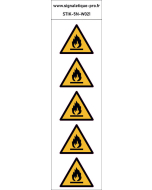 Panneau Matières inflammables – 5N