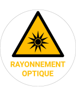 Panneau pictogramme Rayonnement optique