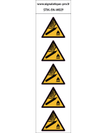 Autocollants Bouteille pressurisée 5N