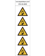 Panneau Chute d'objets 5N