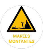 Panneau pictogramme Marées montantes