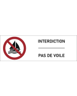 Signalétique interdiction de voile