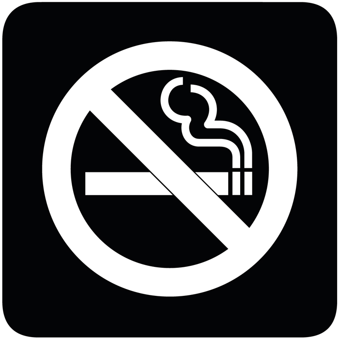 Pictogramme étiquette interdit de fumer