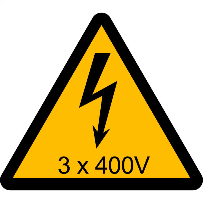 Pictogramme électricité-3x400V-1046