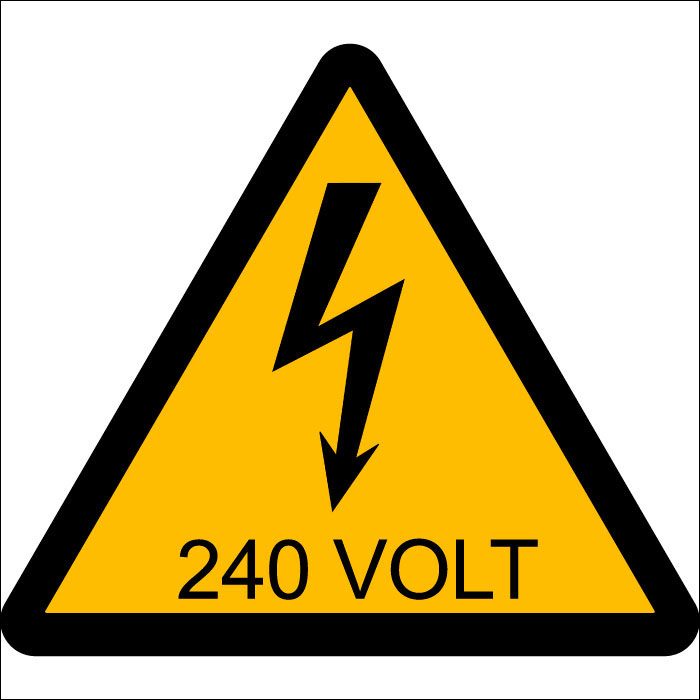 Pictogramme électricité-240V