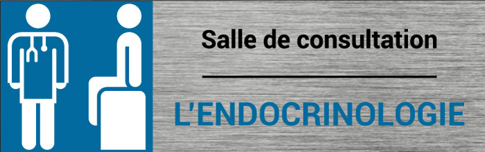 Plaque de porte Endocrinologie