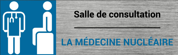 Plaque de porte Médecine nucléaire